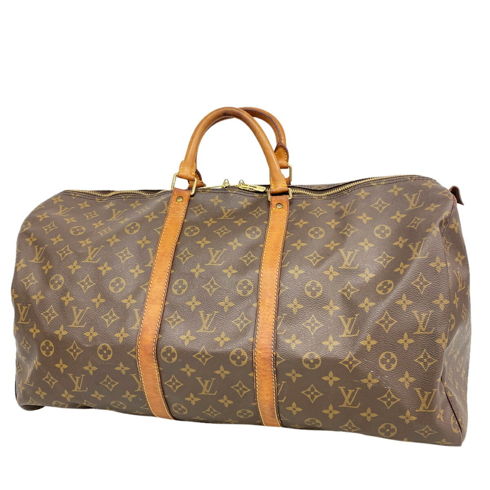 Louis Vuitton Bags - Boston Monogram Keepall 55 M41424 Brown Men's & Women's